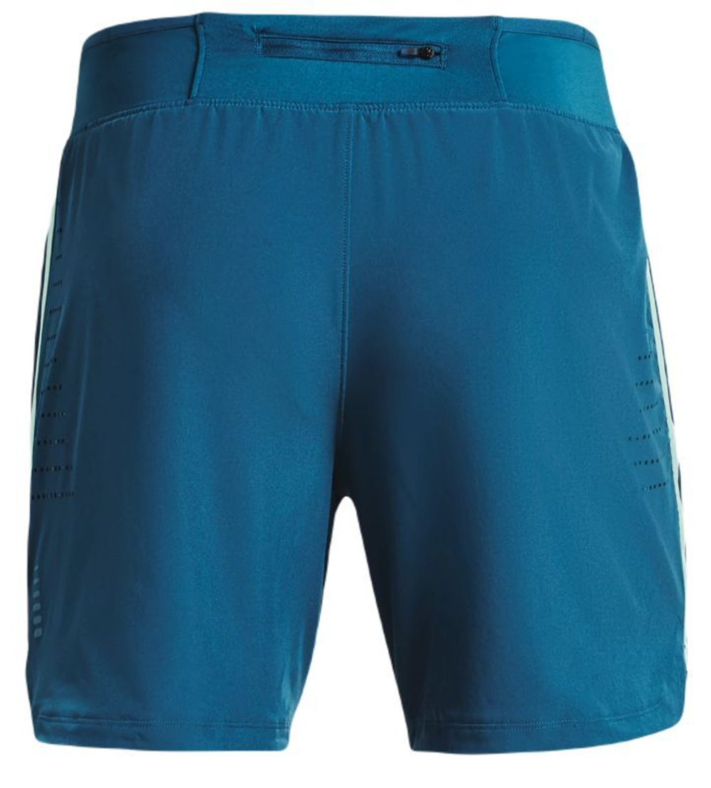 Мужские теннисные шорты Under Armour Men's Speedpocket 7'' Short - petrol blue/fuse teal