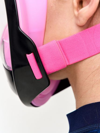 Маска полнолицевая Sargan Планета океан 2.0 черный/розовый