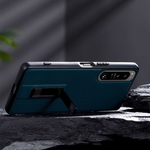 Чехол с подставкой для Sony Xperia 1 V цвет морской волны (темный сине-зеленый)