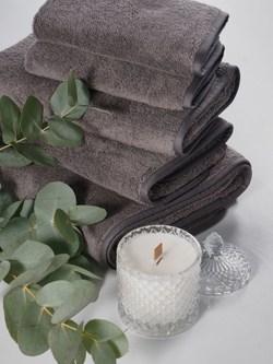 Набор полотенец 5шт Claire Batiste Atelier Ile темный серо-коричневый