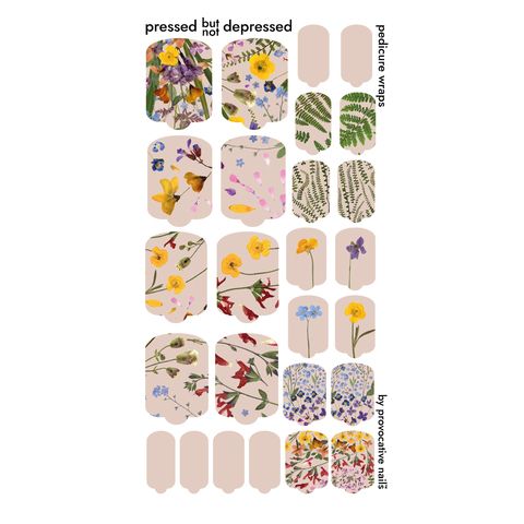 ПЛЕНКИ NAIL WRAPS PRESSED BUT NOT DEPRESSED