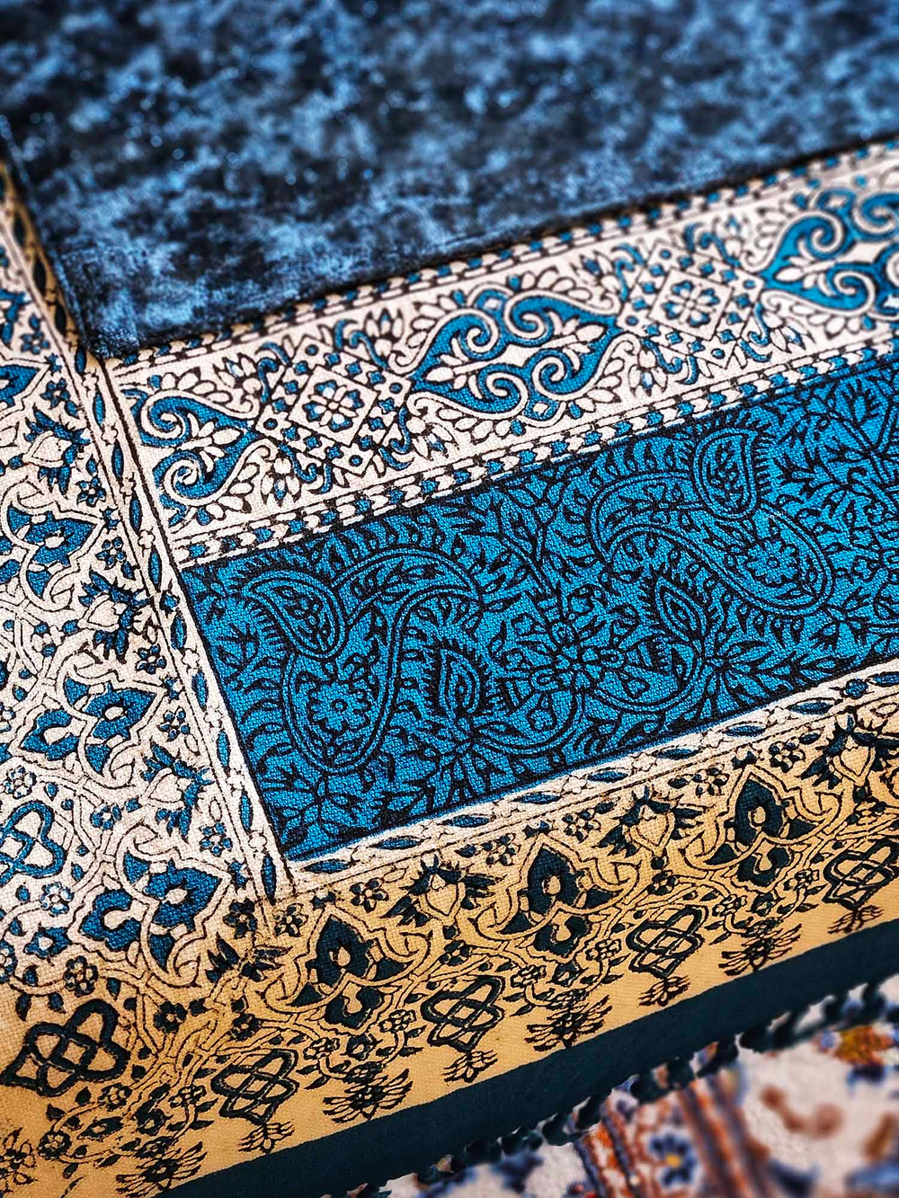 Иранская скатерть каламкари дорожка Ghalamkar Esfahan 150 х 55 см 20720302 Иран