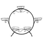 Цветочница "О" на 5 горшков, черная