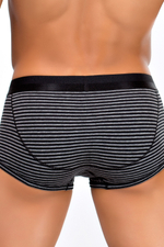 Мужские трусы R-111 Black-Melange Grey Opium