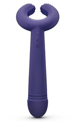 Вибратор для пар Love to Love Please Me, 13 см, 3 мотора