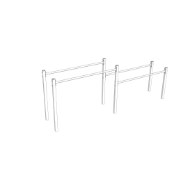 Монтаж уличных брусьев Sv Sport (УБ-4)