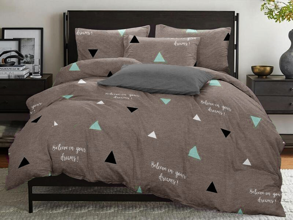 Комплект постельного белья Евро БЯЗЬ "Урбино 5459.05" (нав. 70х70 или 50х70)