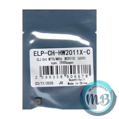 Чип ELP для картриджа HP W2011X (659X) Cyan, Color LaserJet M776/M856 (29K)