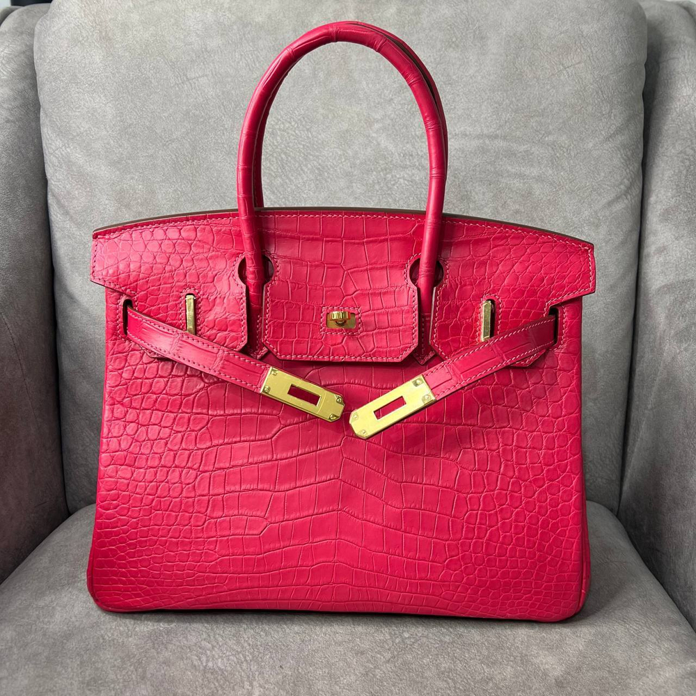 Сумка Hermes из кожи крокодила 30 см, арт. 478767015