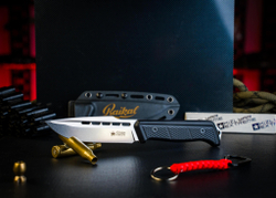 Туристический нож Baikal VG-10 (Cryo) StoneWash Kydex, G10 Черный