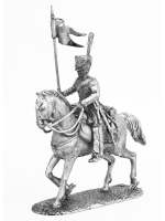 Оловянный солдатик Казак 1-го конного Смертоносного полка Санкт-Петербугского ополчения, 1812-14 г. г.