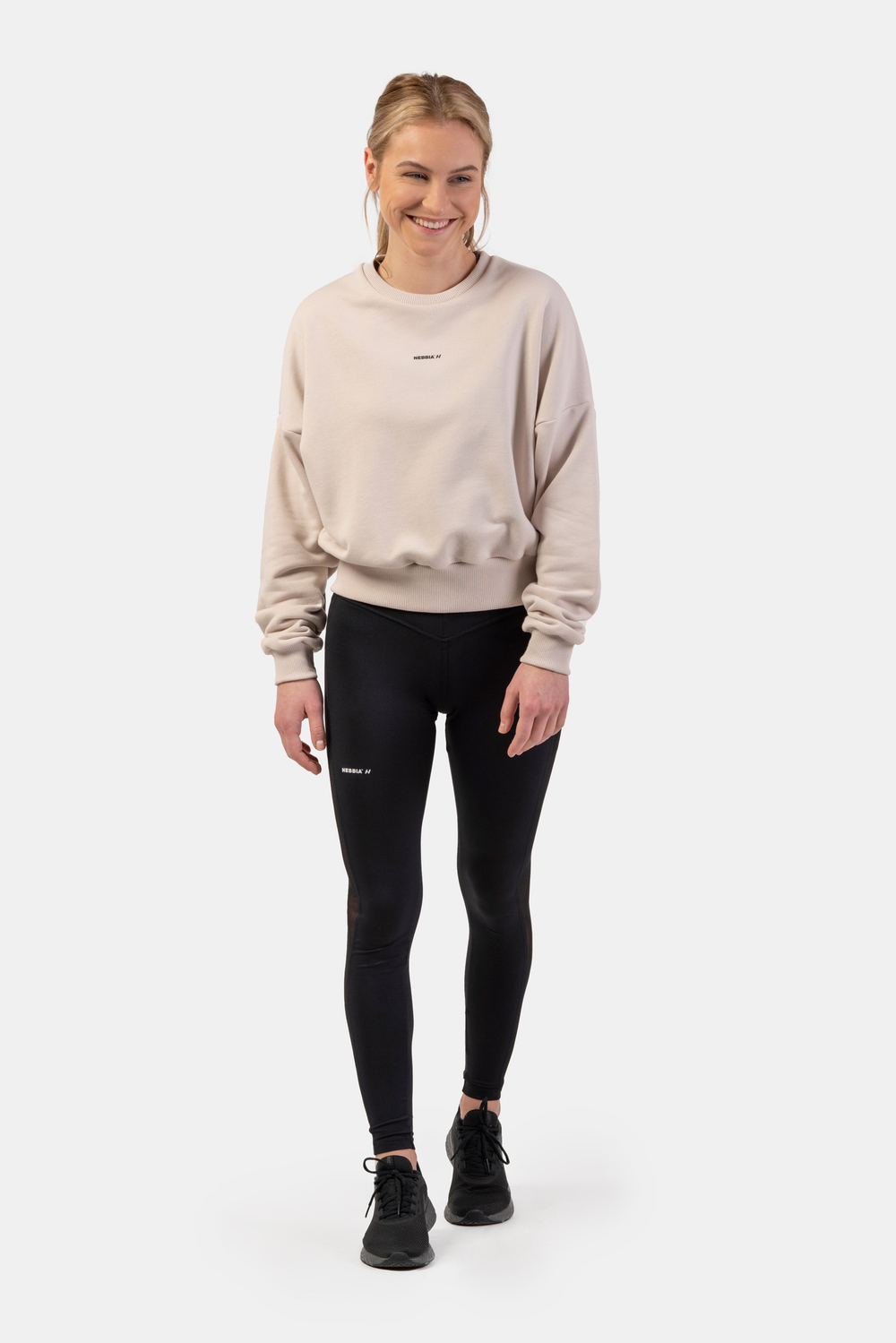 Леггинсы BLACK MESH DESIGN LEGGINGS “BREATHE” 401