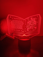 Ночник "Книга на день рождения" (Ваш текст)