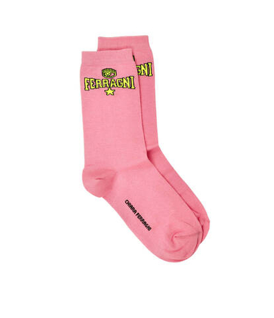 Носки Chiara Ferragni - розовый(74SB0J04ZG182)