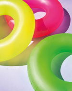 Круг для плавания "Неон" 91см от 9 лет микс 59262/589371 (Intex)
