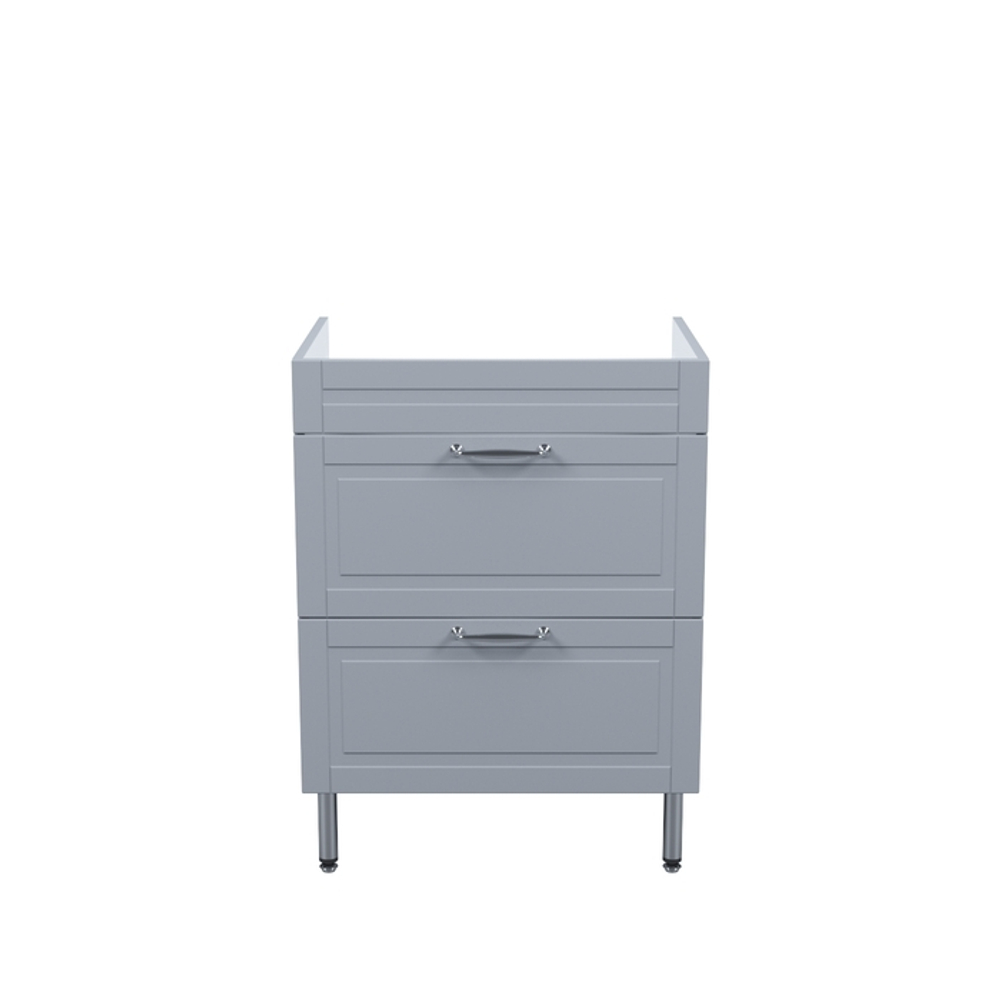 Тумба напольная IDDIS Oxford, 60 см, светло-серый, OXF60L0i95