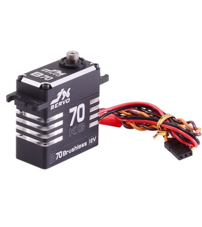 Сервомашинка цифровая JX Servo B70 (87г/72/0.10/12.0V) бесколлекторная, Full metal