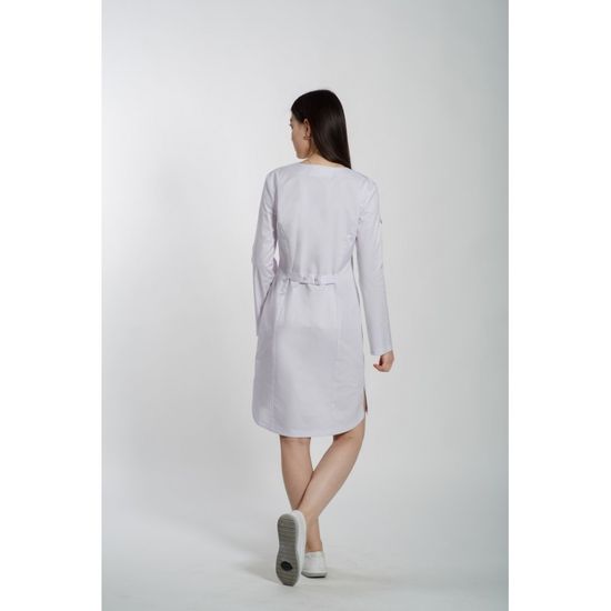 Халат женский H024A (классик-стрейч/белый 01)