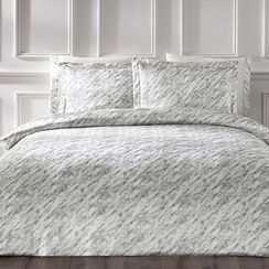 Постельное белье жатый шелк BLURRY серый TIVOLYO HOME Турция