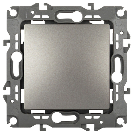 Переключатель ЭРА Серия 12 12-1103-16 , 10АХ-250В, титан