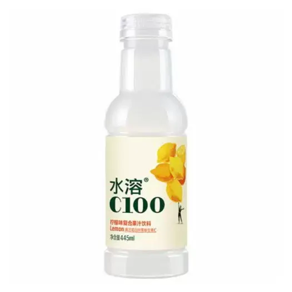 Напиток "С 100" вкус лимон, 445 мл