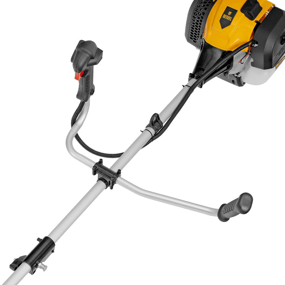 Триммер бензиновый DGT 520S, 52 см3, 3 л. с, разъемная штанга, состоит из 2 частей Denzel