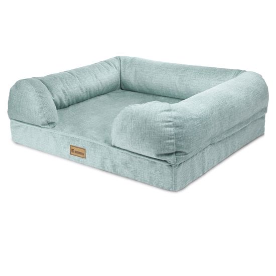 Gamma Лежанка для собак "Трон", голубой, 570*570*190мм