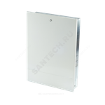 Шкаф коллекторный встраиваемый сталь ШРВ-4 850х120-180х648-711мм RAL 9016 (Белый) Wester 0-32-1130