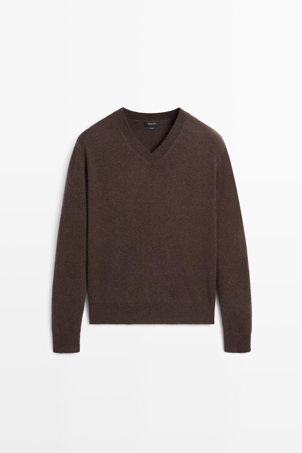 Massimo Dutti Свитер из 100% кашемира, табачный