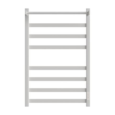Полотенцесушитель электрический Point Меркурий PN83858PW П7 500x800 с полкой, диммер справа, белый