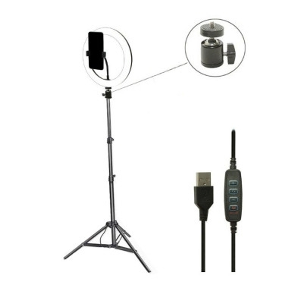 Кольцевая селфи-лампа Ring Fill Light CXB -260 со штативом 26 см