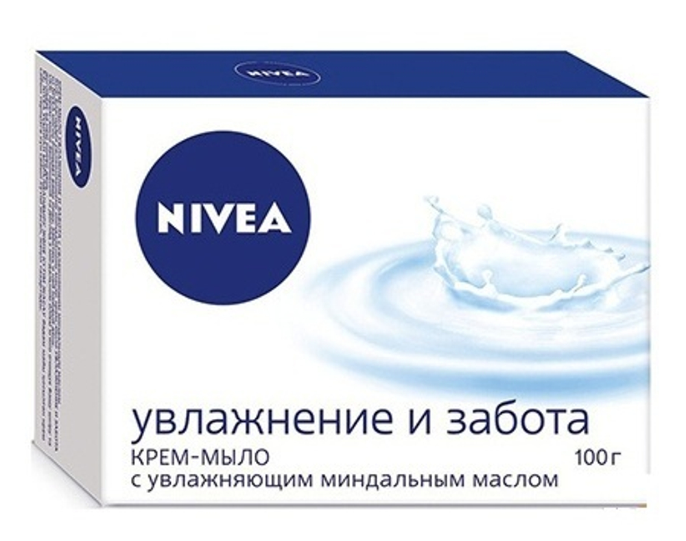 Nivea Крем-мыло Увлажнение и забота, 100 гр