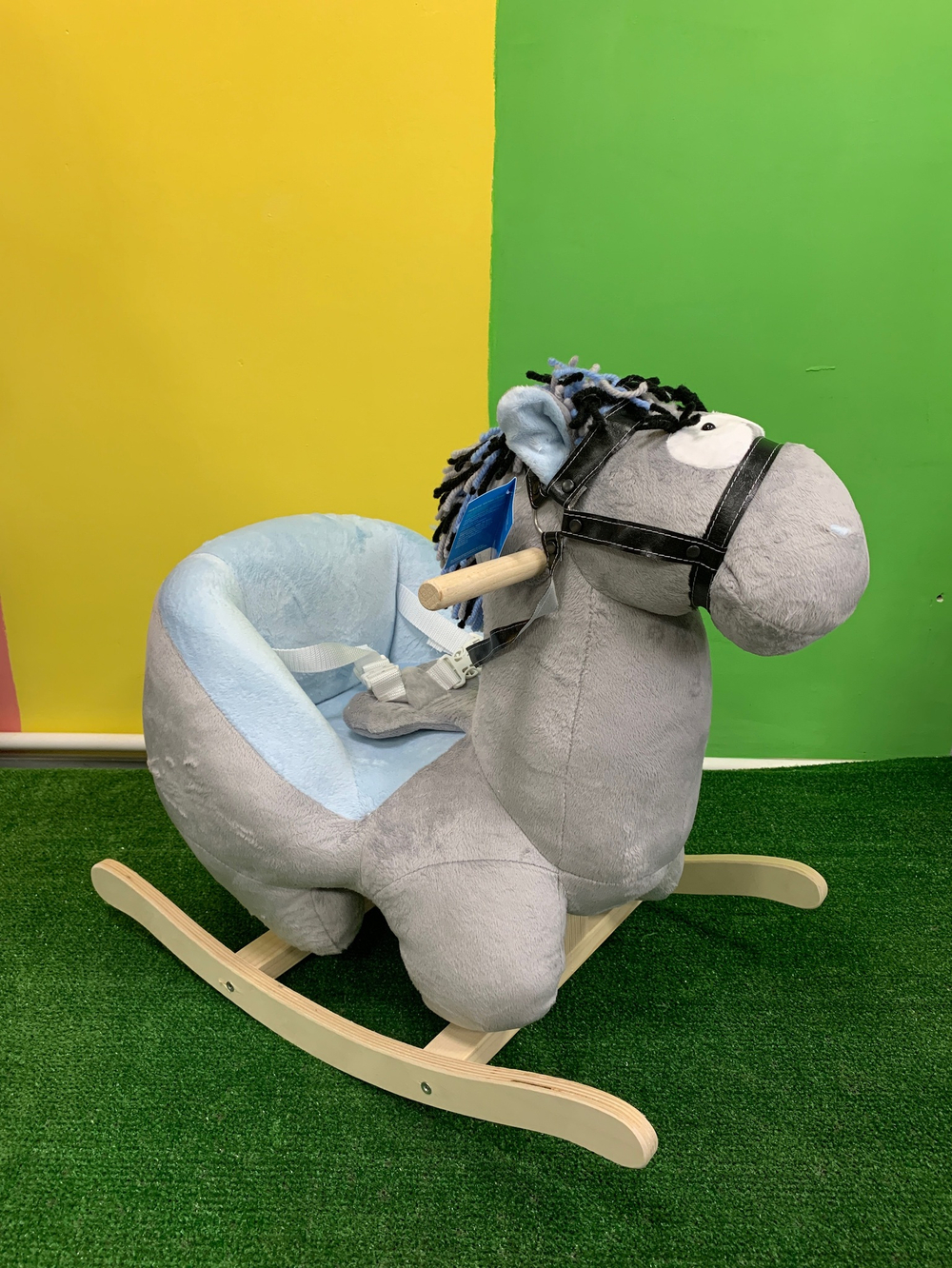 Качалка мягкая Тутси "Лошадка" (серый), 685-2020