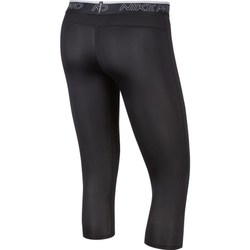 Мужские теннисные штаны Nike Pro Dri-Fit 3QT Tight M - black/white