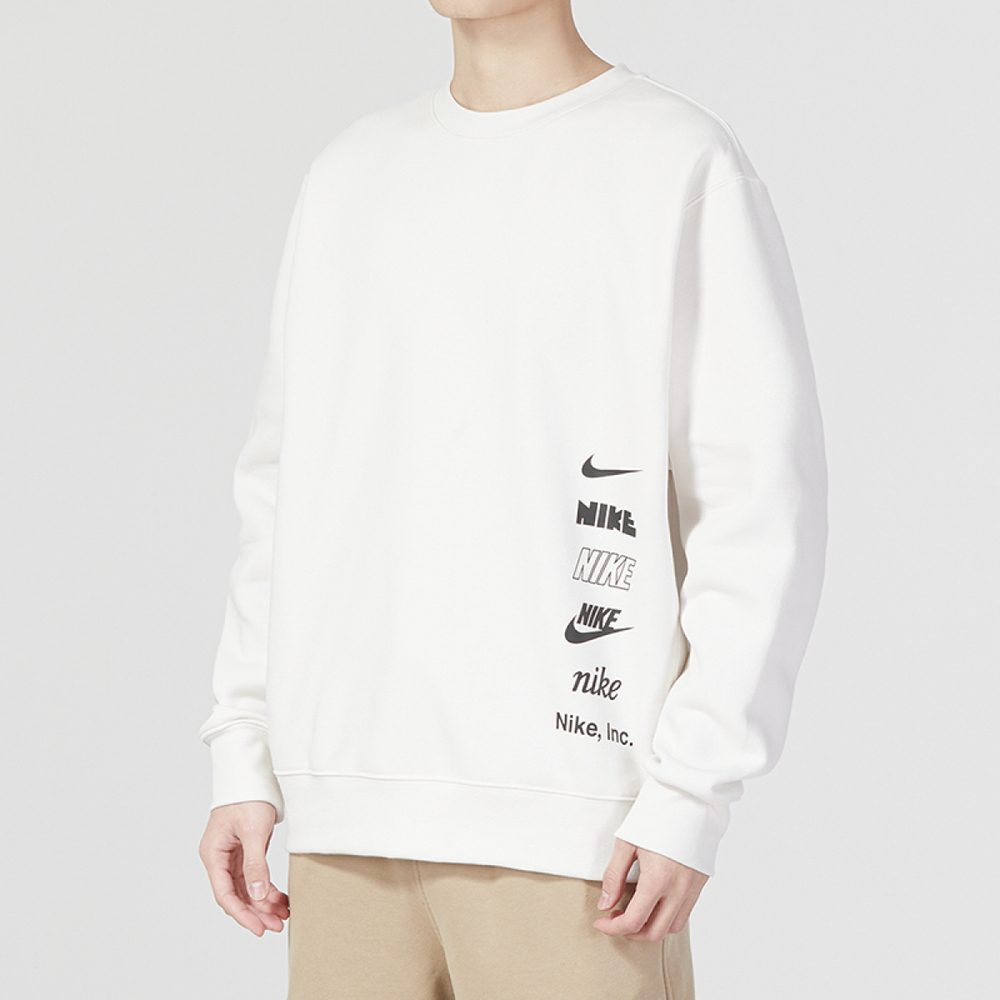 Толстовка Nike As M Nk Club + Bb Crew Mlogo Logo, DX0782-030