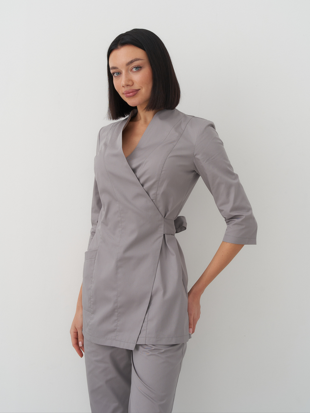 Блуза женская м288 liberty комфорт серый0129