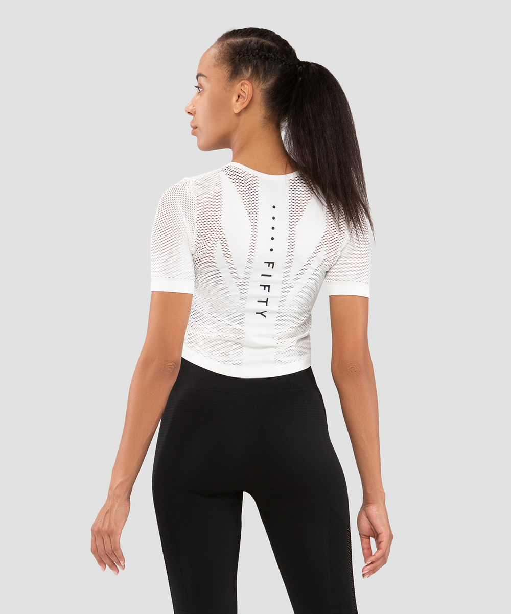 Женская футболка Essential Knit white FA-WT-0201-WHT, белый