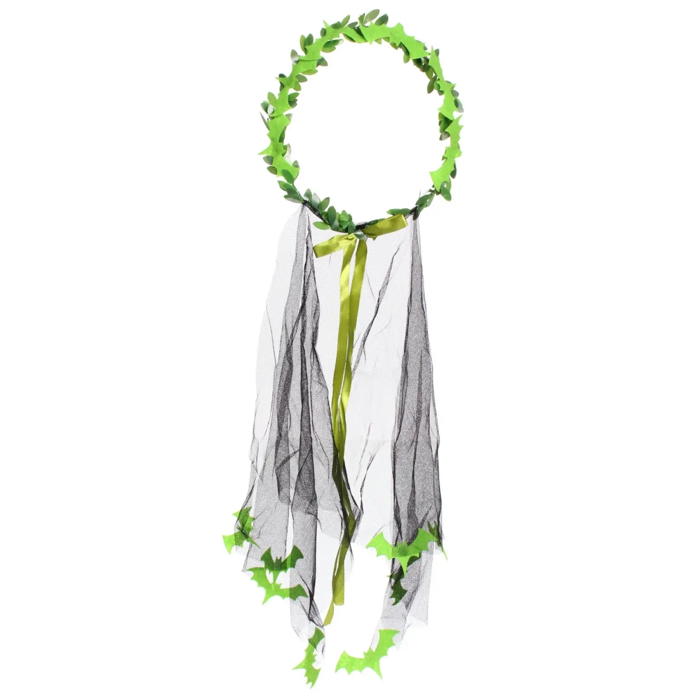 Ободок карнавальный «Helloween - Черная фата», микс