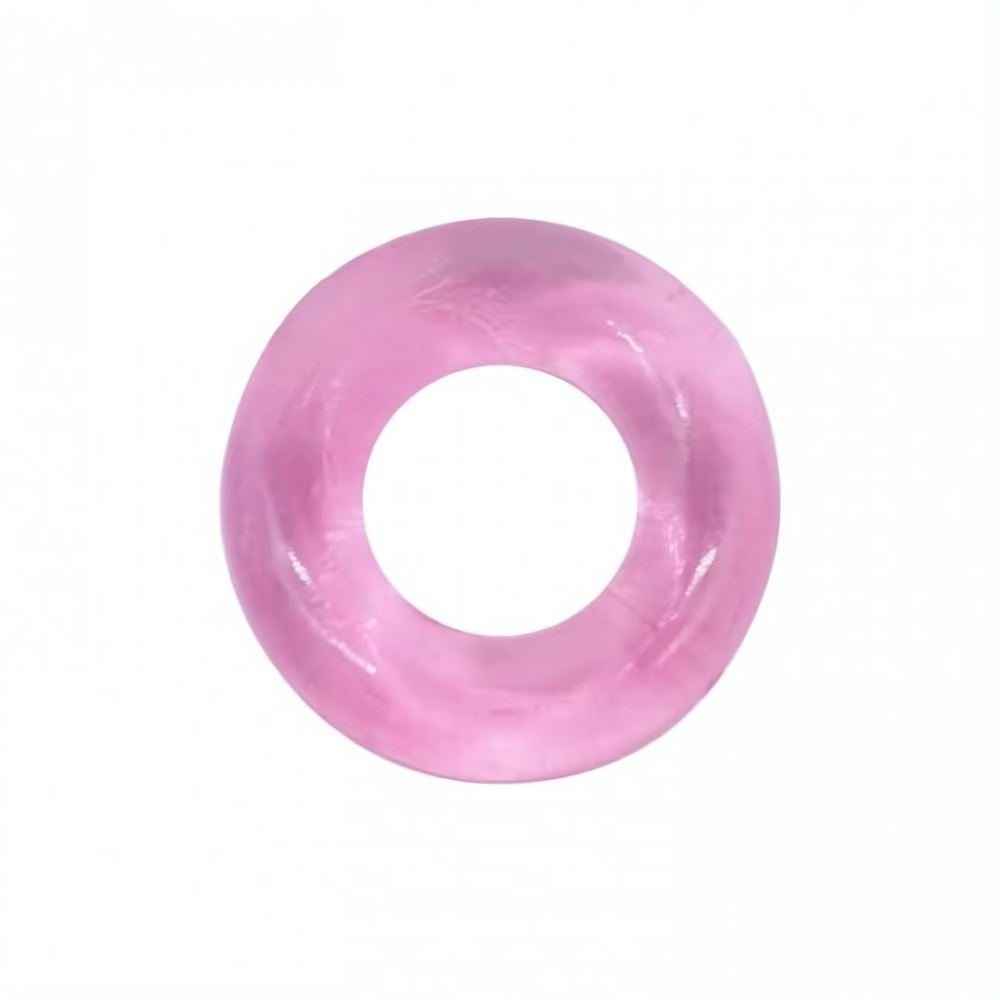 Эрекционное кольцо без рельефа №6 ROSYLAND (розовый) (Цвет: розовый)