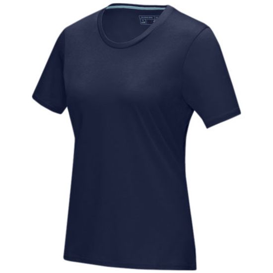 Женская футболка Azurite с коротким рукавом, изготовленная из натуральных материалов, которые отвечают стандарту GOTS