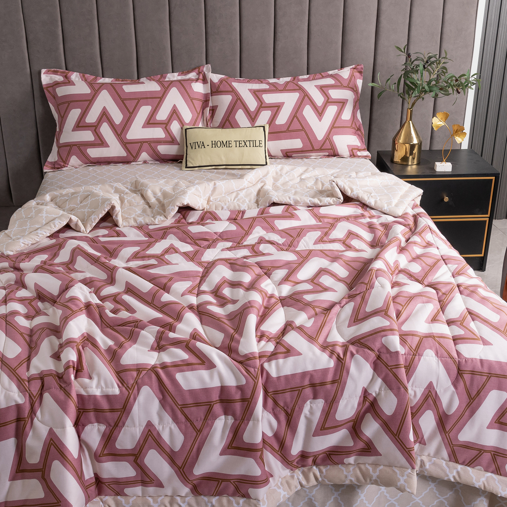 Комплект постельного белья Сатин с Одеялом 100% хлопок OB072