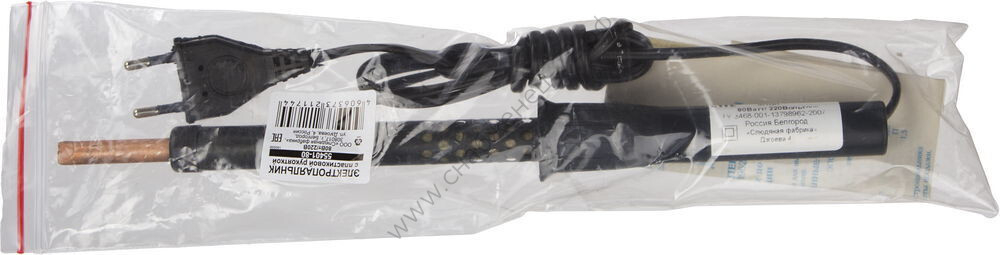 ЭПЦН Россия 80Вт, Электропаяльник с пластиковой рукояткой (55401-80)