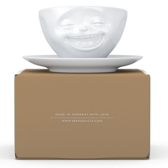 Чайная пара laughing, 200 мл, белая