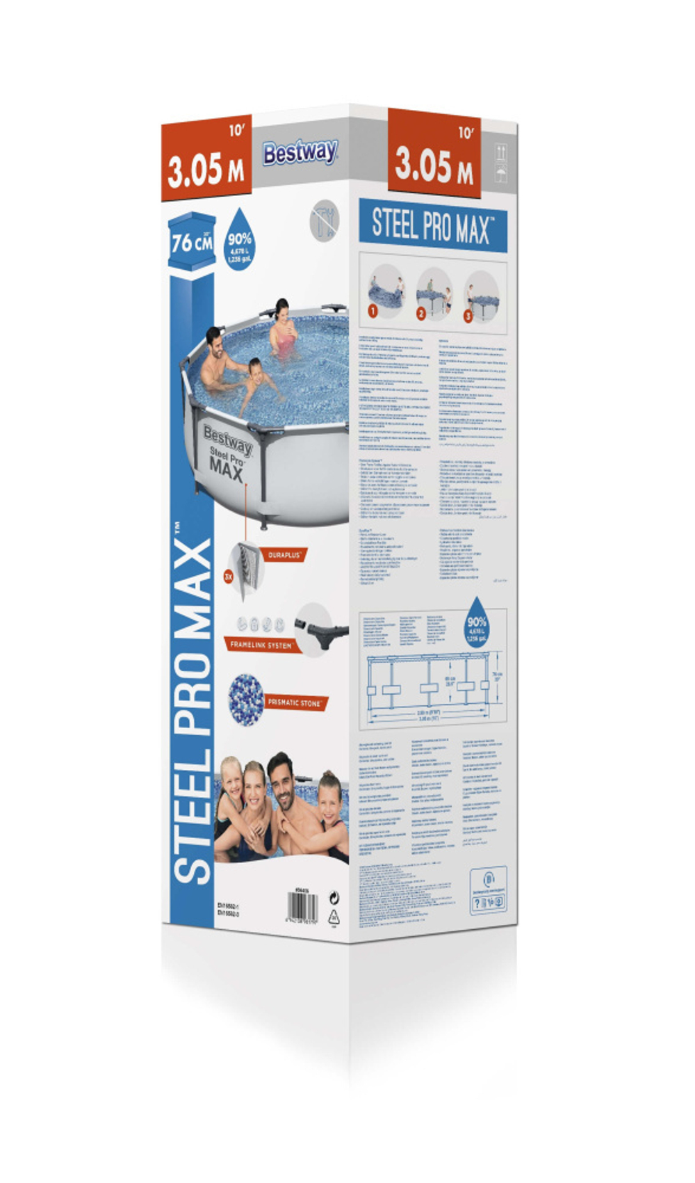 Каркасный бассейн Bestway 305х76 см (56406 BW)