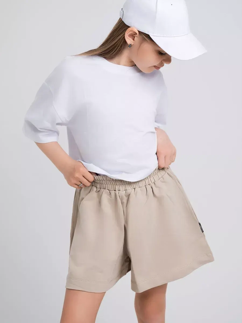 Шорты юбка для девочки, плотные