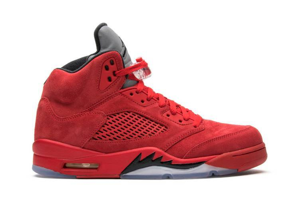 All red suede jordan 1 cheap