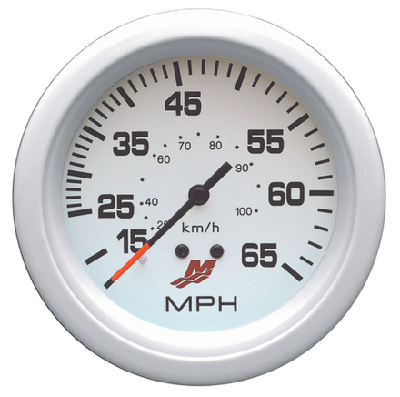 Спидометр Mercury 65MPH белый