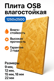 Плиты Osb