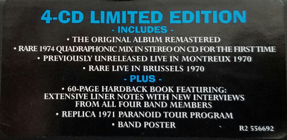 Black Sabbath / Paranoid (Super Deluxe Edition)(4CD)