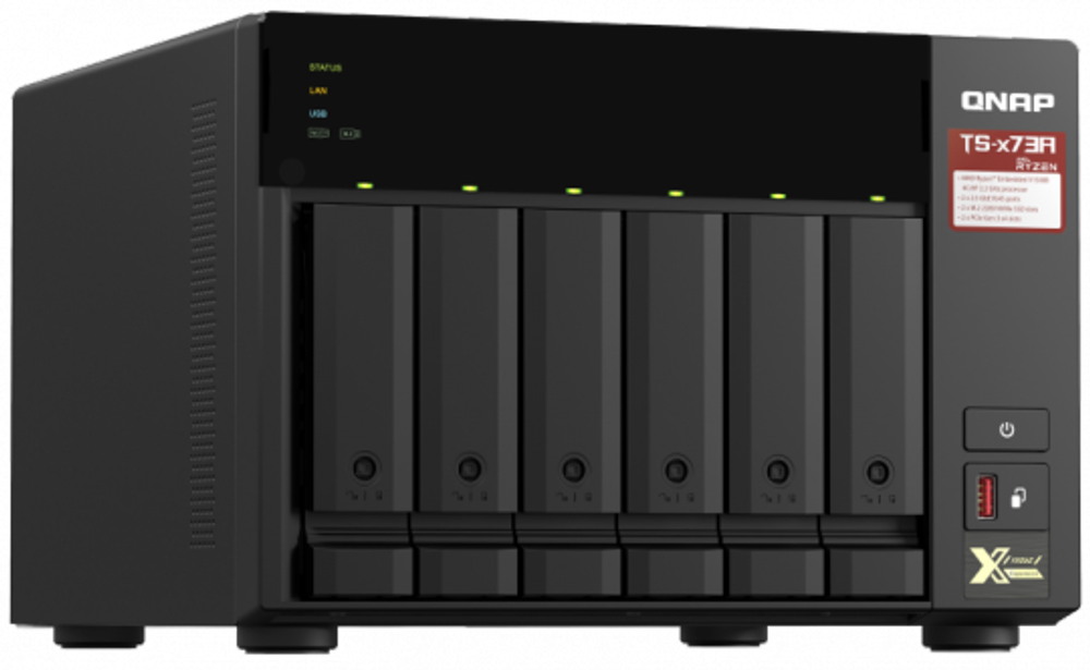Сетевой RAID-накопитель  QNAP TS-673A-8G